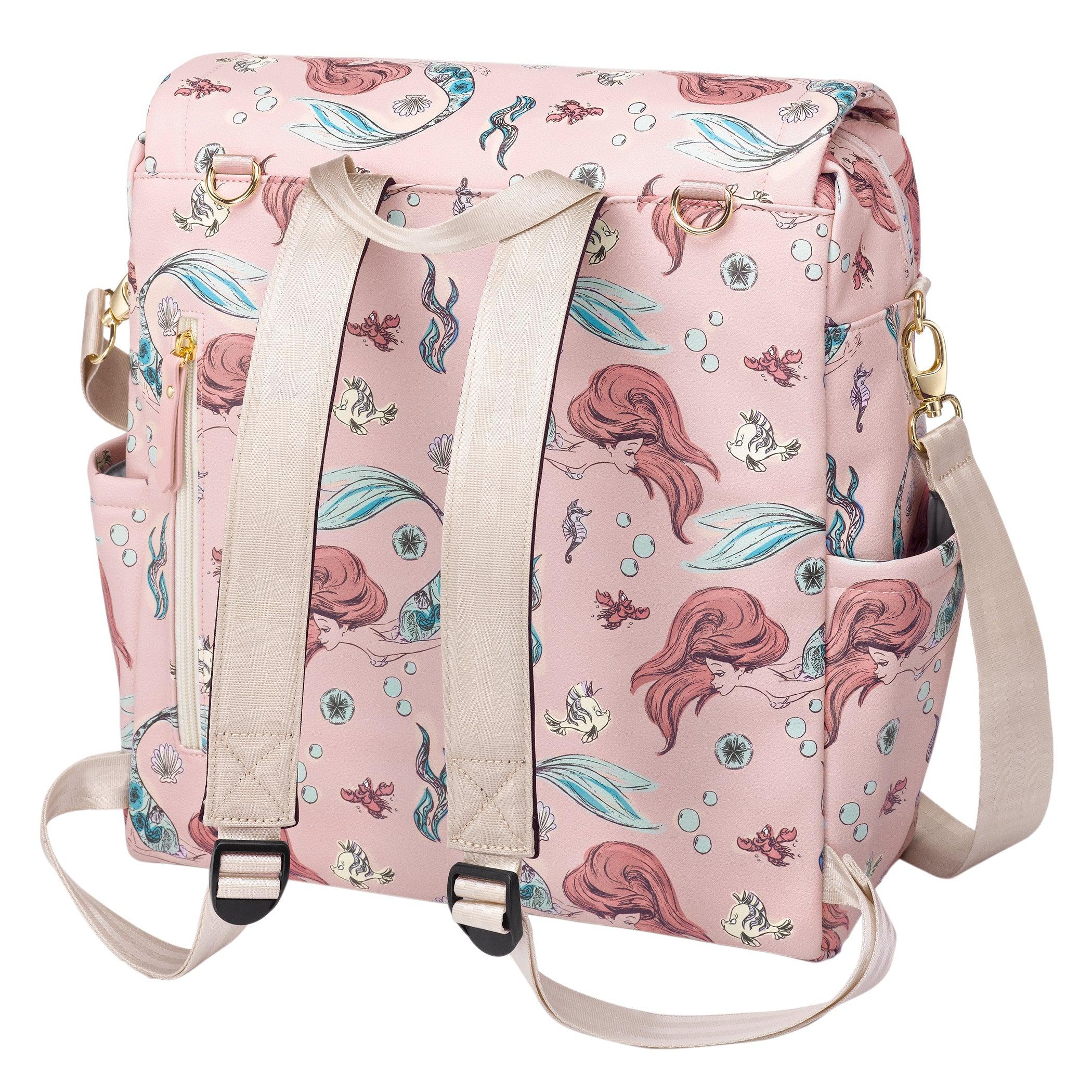 Petunia Pickle Bottom Boxy Backpack Diaper Bag in Disney's Little Mermaid