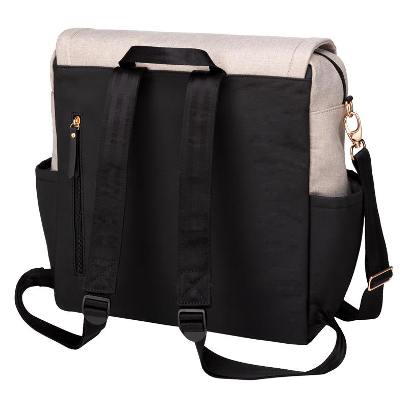 Petunia Pickle Bottom Boxy Backpack in Sand/Black