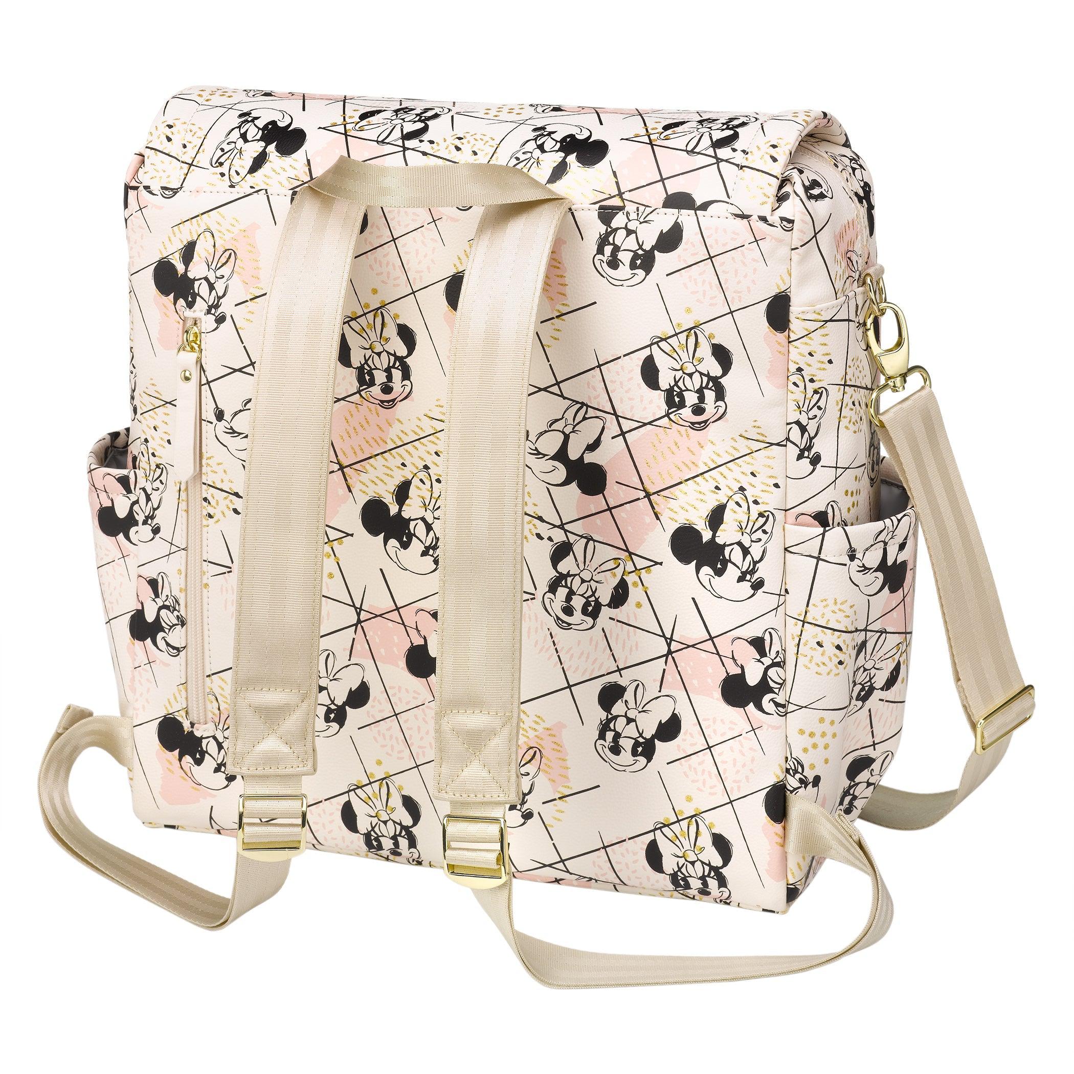 Petunia Pickle Bottom Boxy Backpack in Shimmery Minnie Mouse
