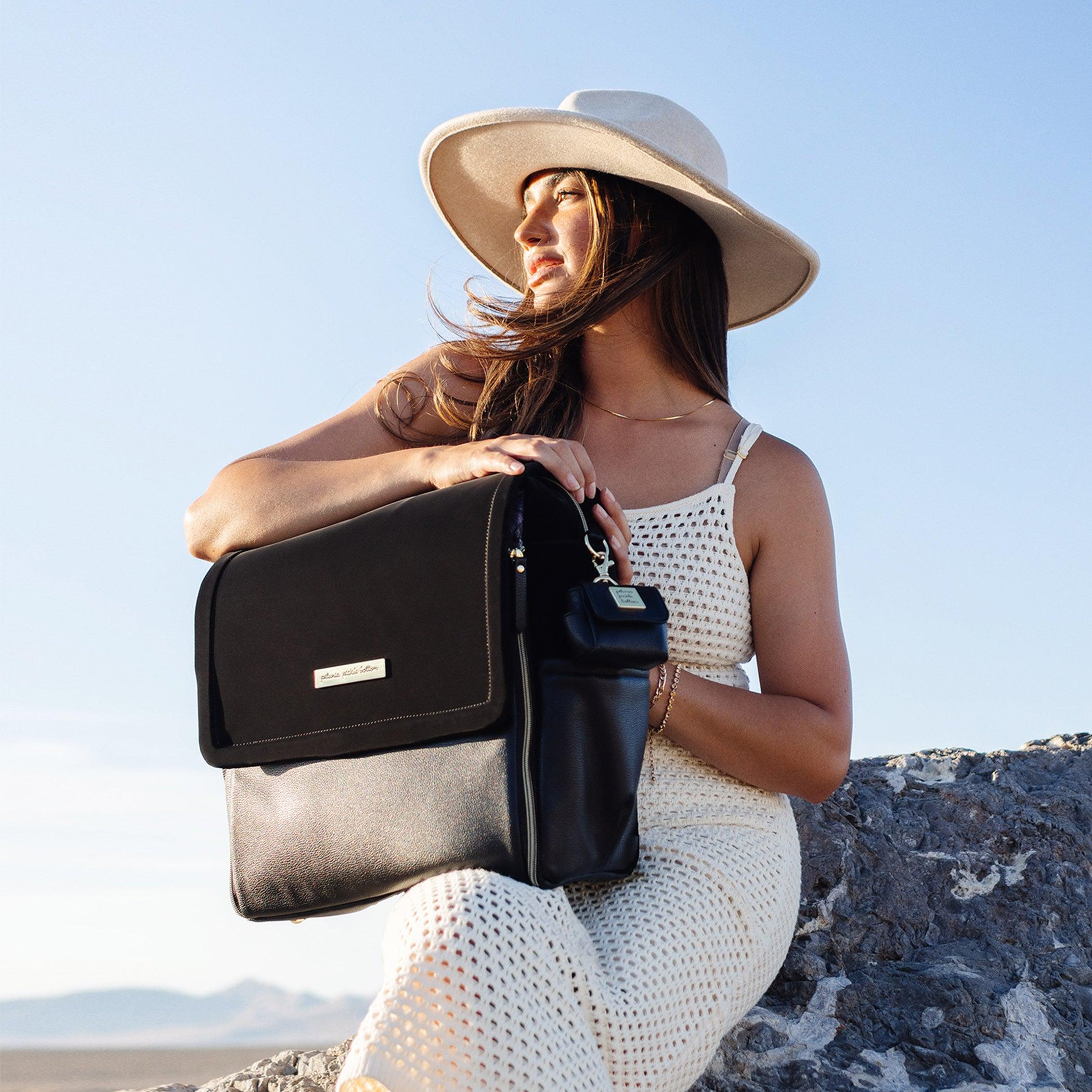 Boxy Backpack in Twilight Black