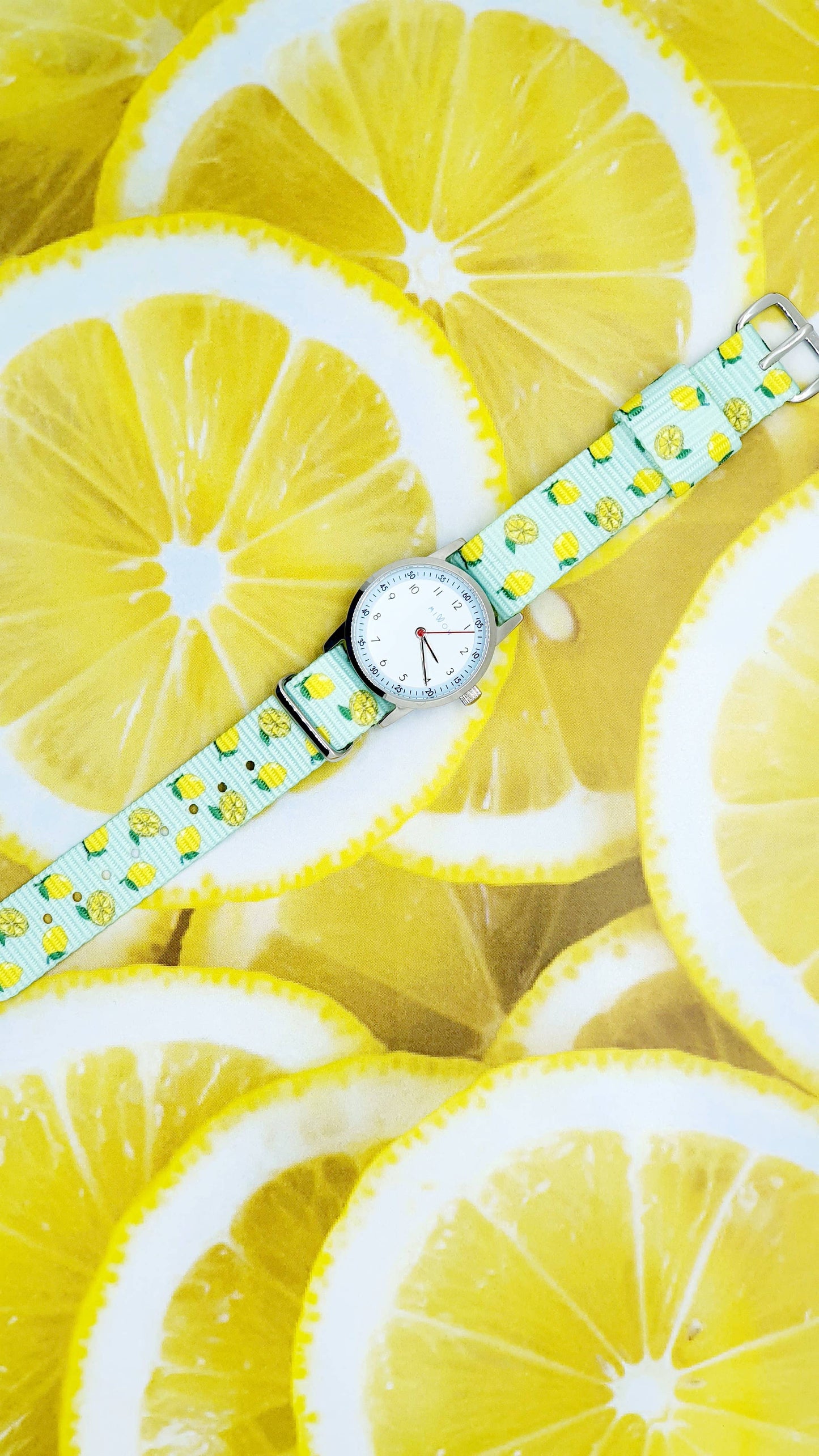 Millow Paris Millow Opal Watch for Children - Lemons Strap Watche