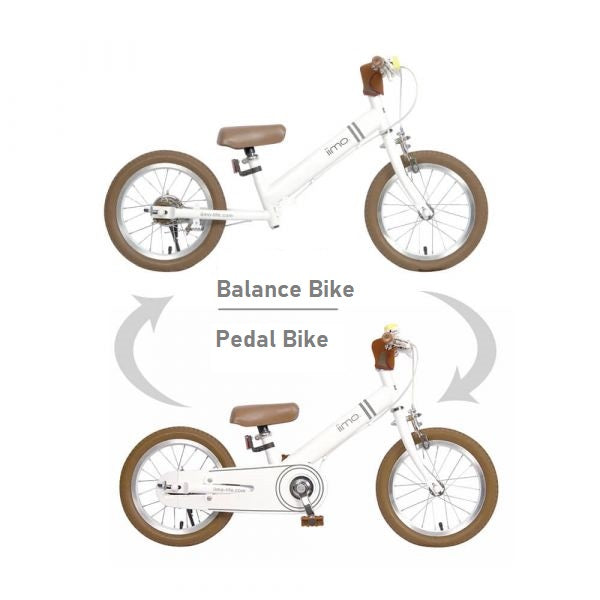 Balance Bike To Pedal Bike 14"