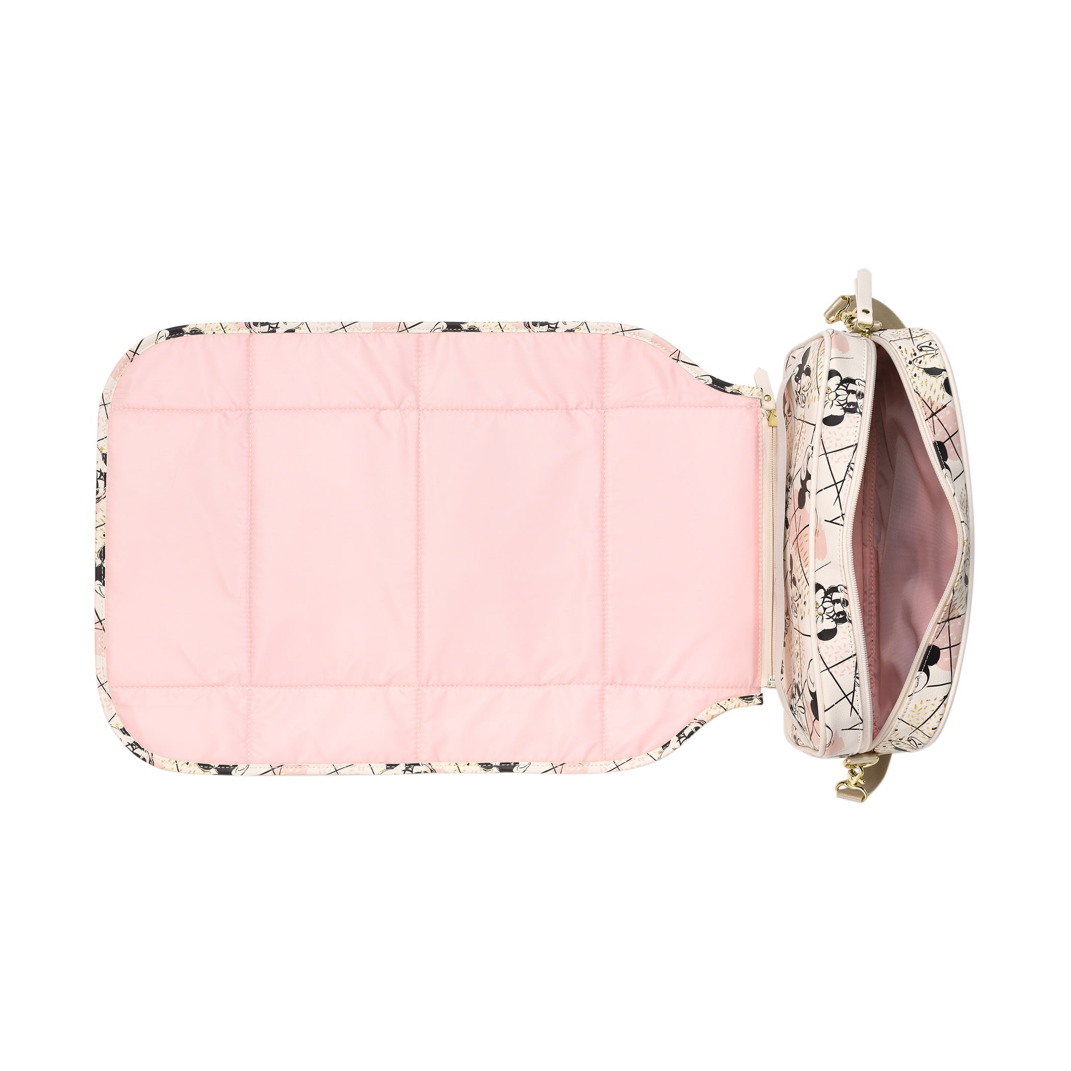 Petunia Pickle Bottom Companion Diaper Changer Clutch in Shimmery Minnie Mouse Clutche