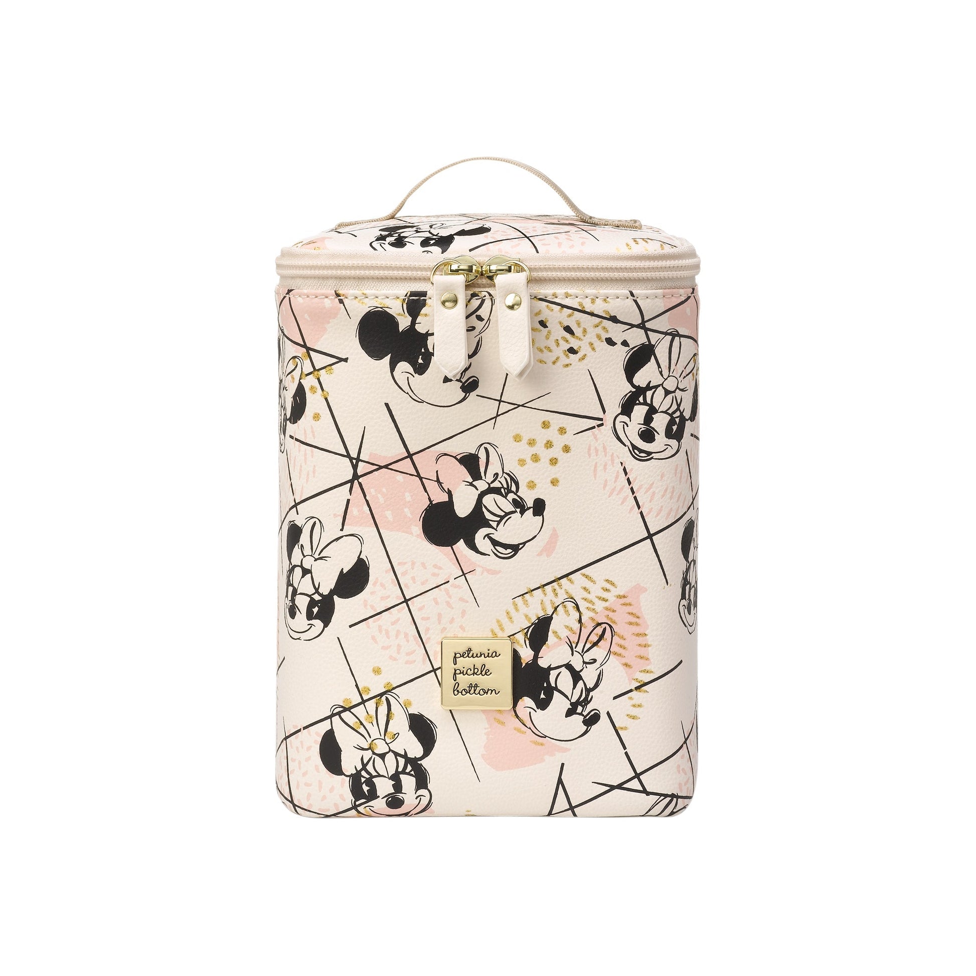 Petunia Pickle Bottom Cool Pixel Plus in Shimmery Minnie Mouse Snack Bag