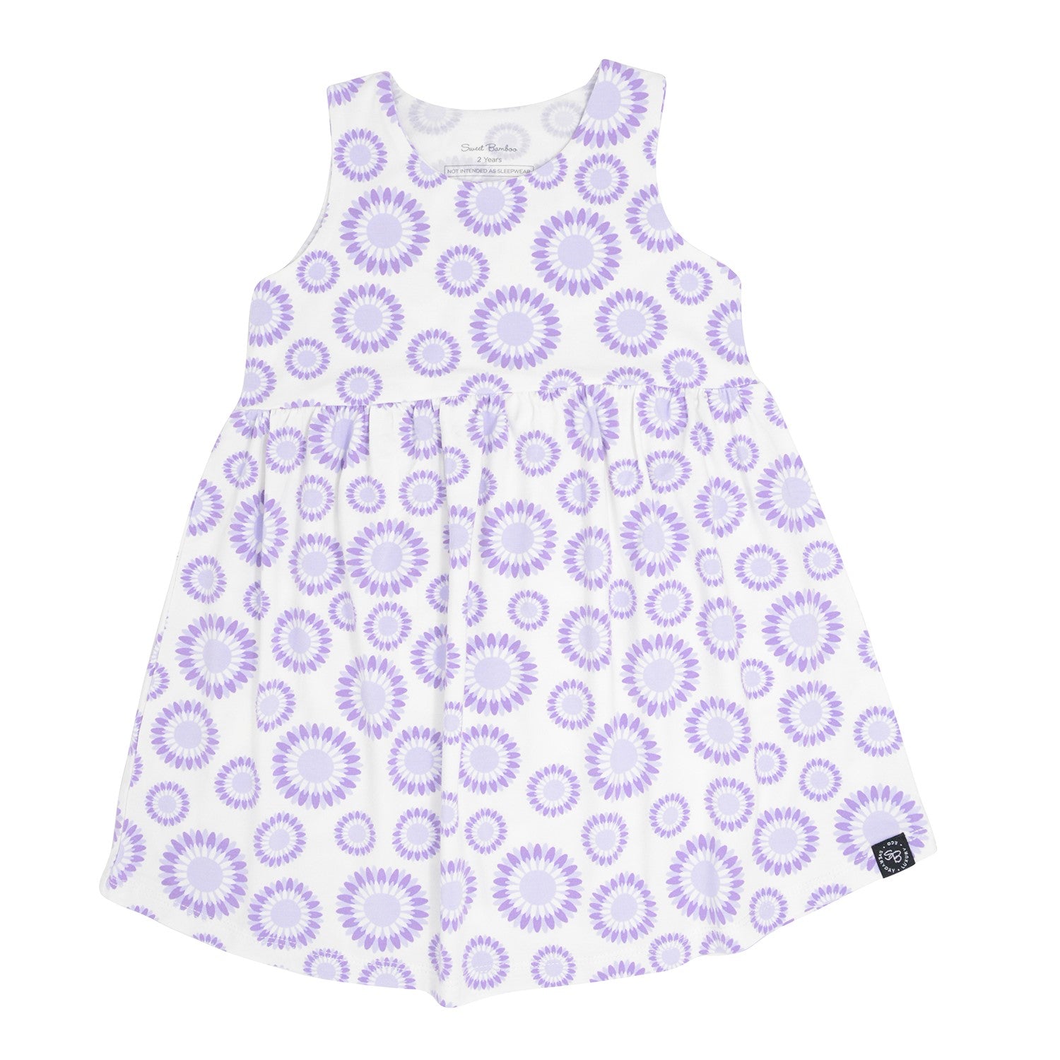 Crescent Moon Dress - Sunflower Purple