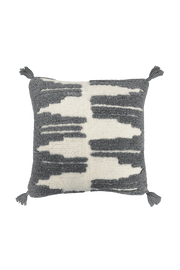 Throw Pillow Zagros Charcoal Natural