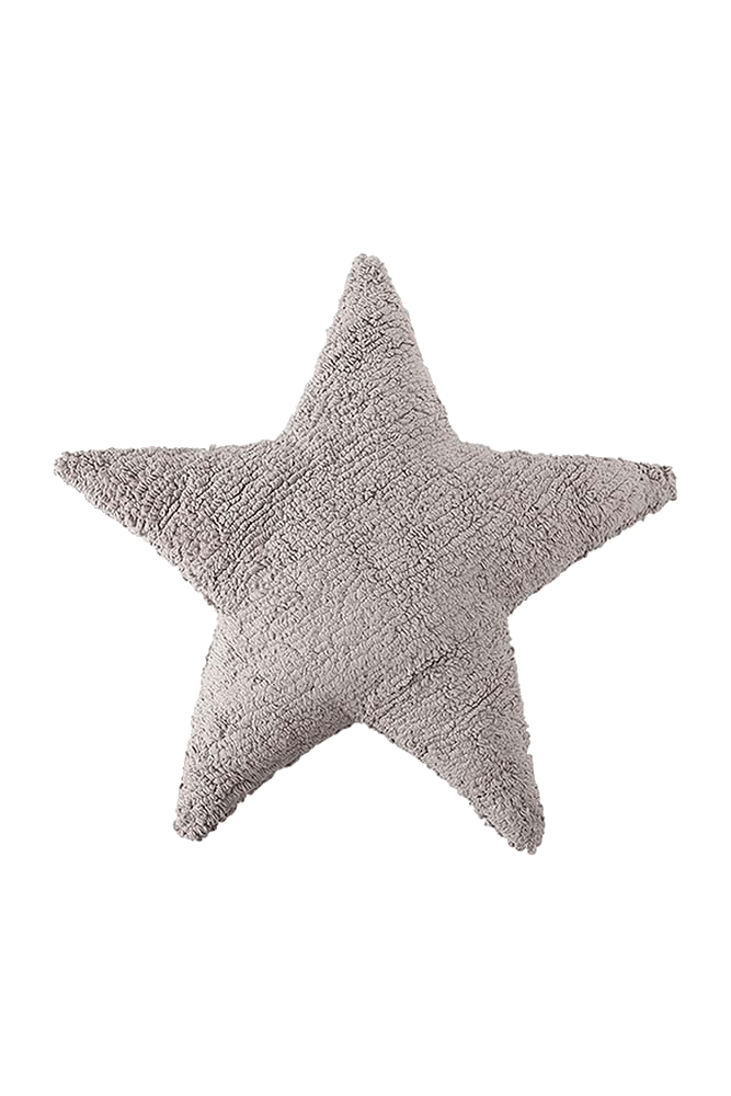 Cushion Star Light Grey  - Stars