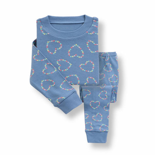 Blue Hearts Pajamas