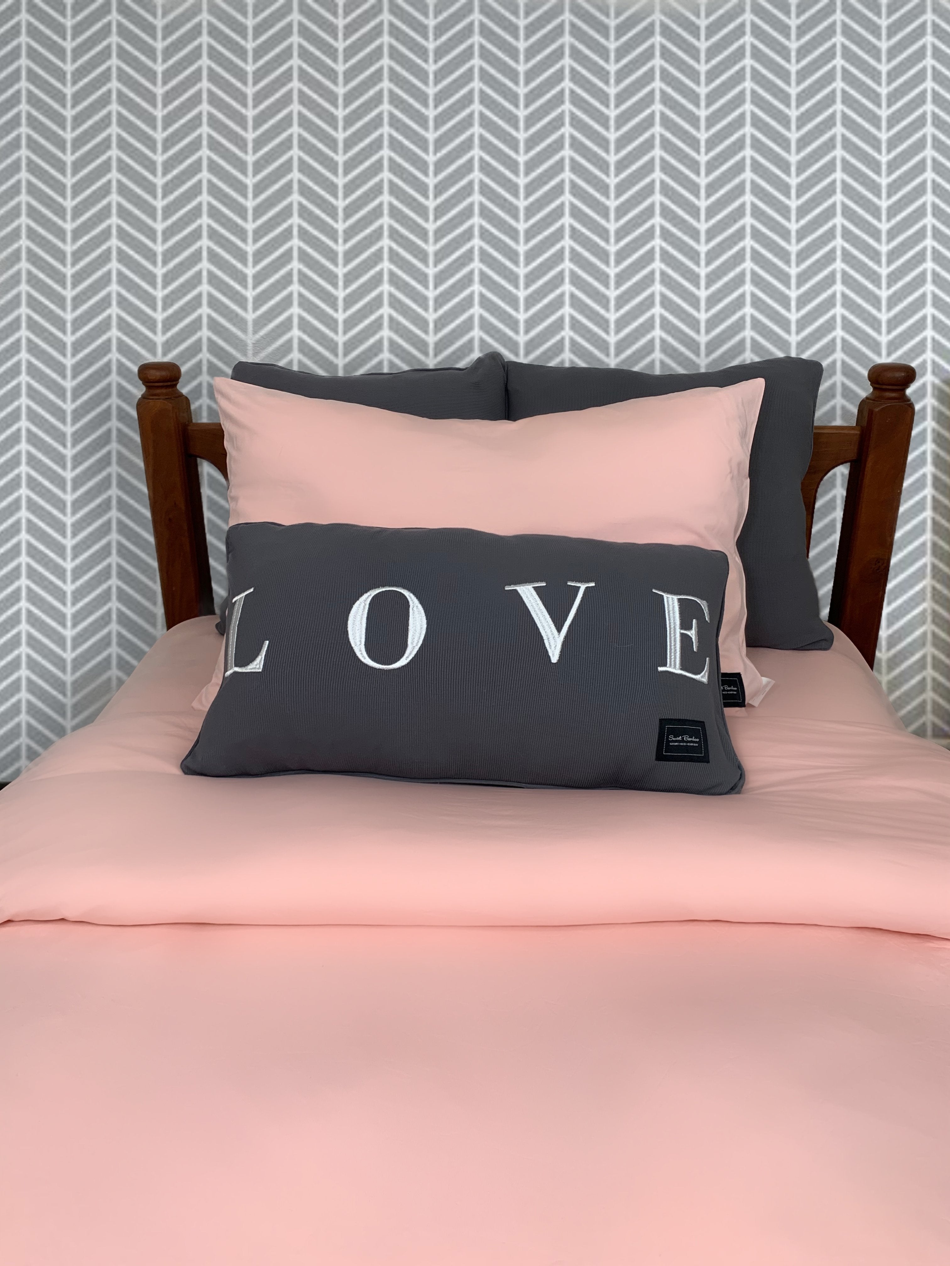 Twin Duvet Cover - Pink Blush