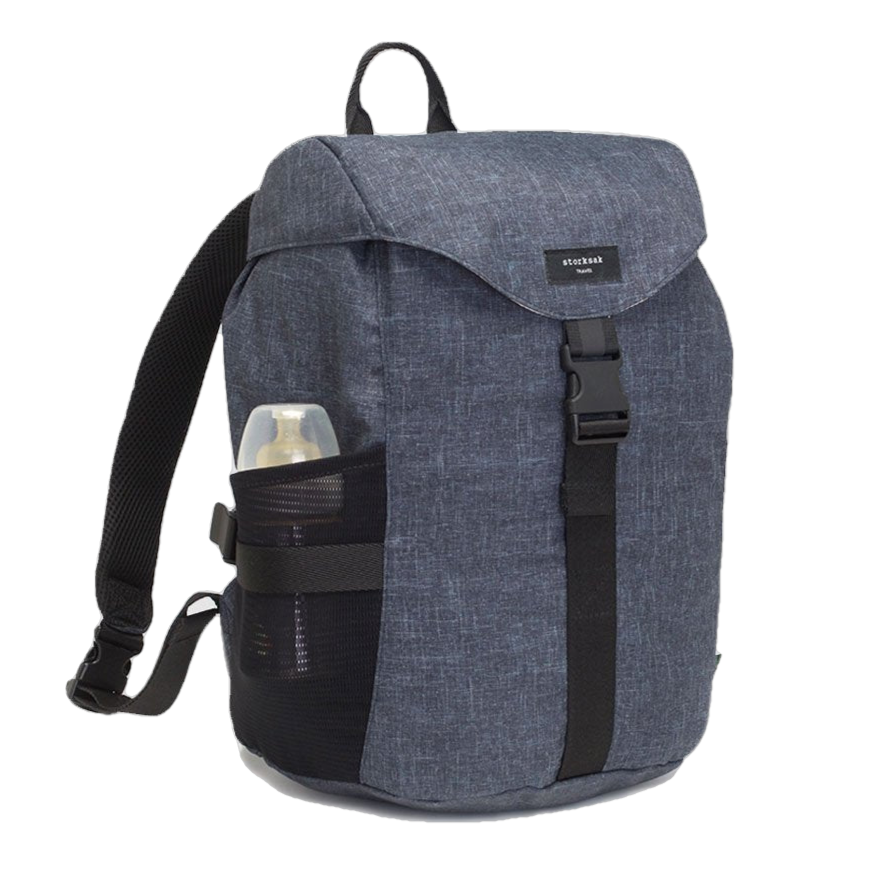 Storksak Unisex Eco Backpack Navy Backpacks