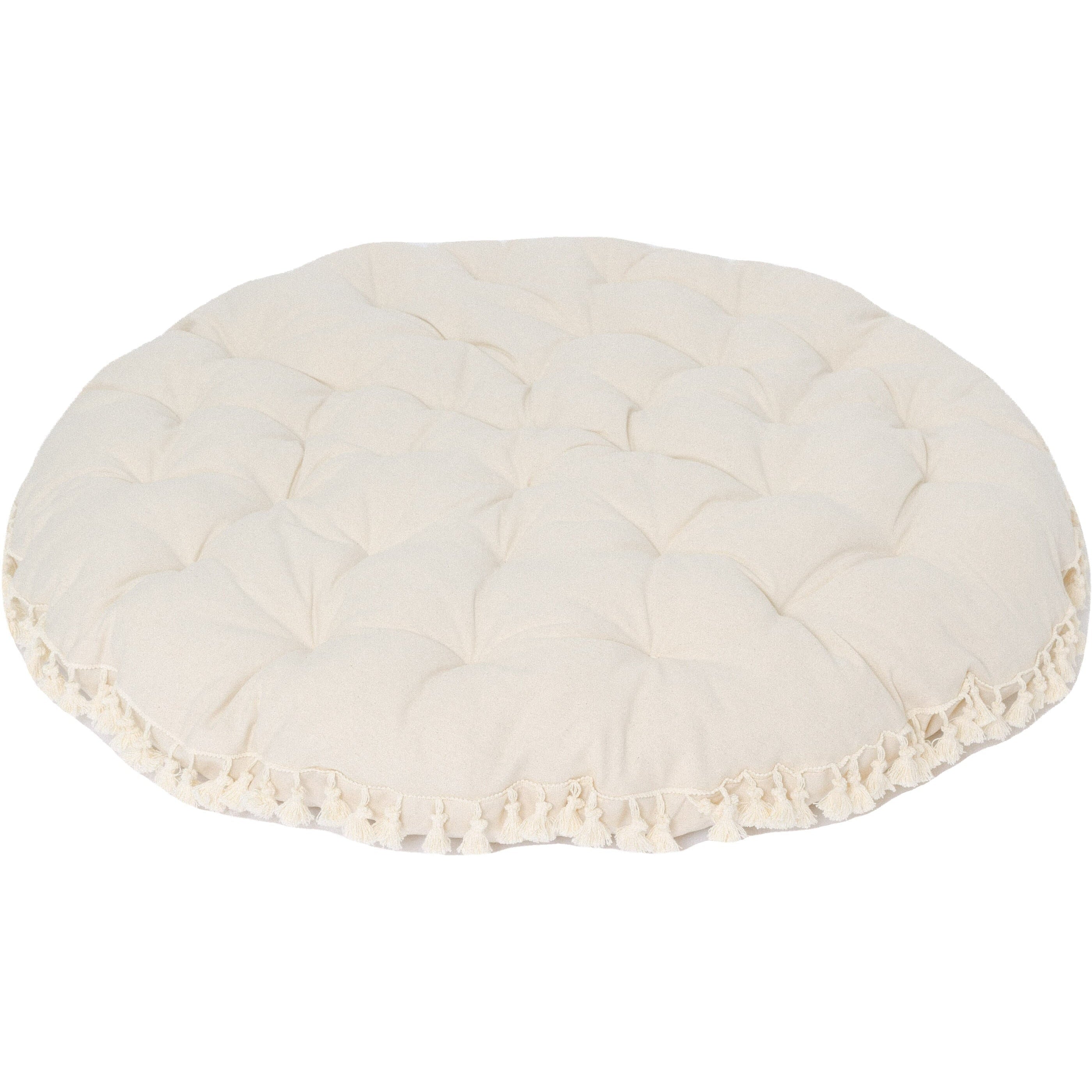 The Circle Natural Tassel Play Mattress