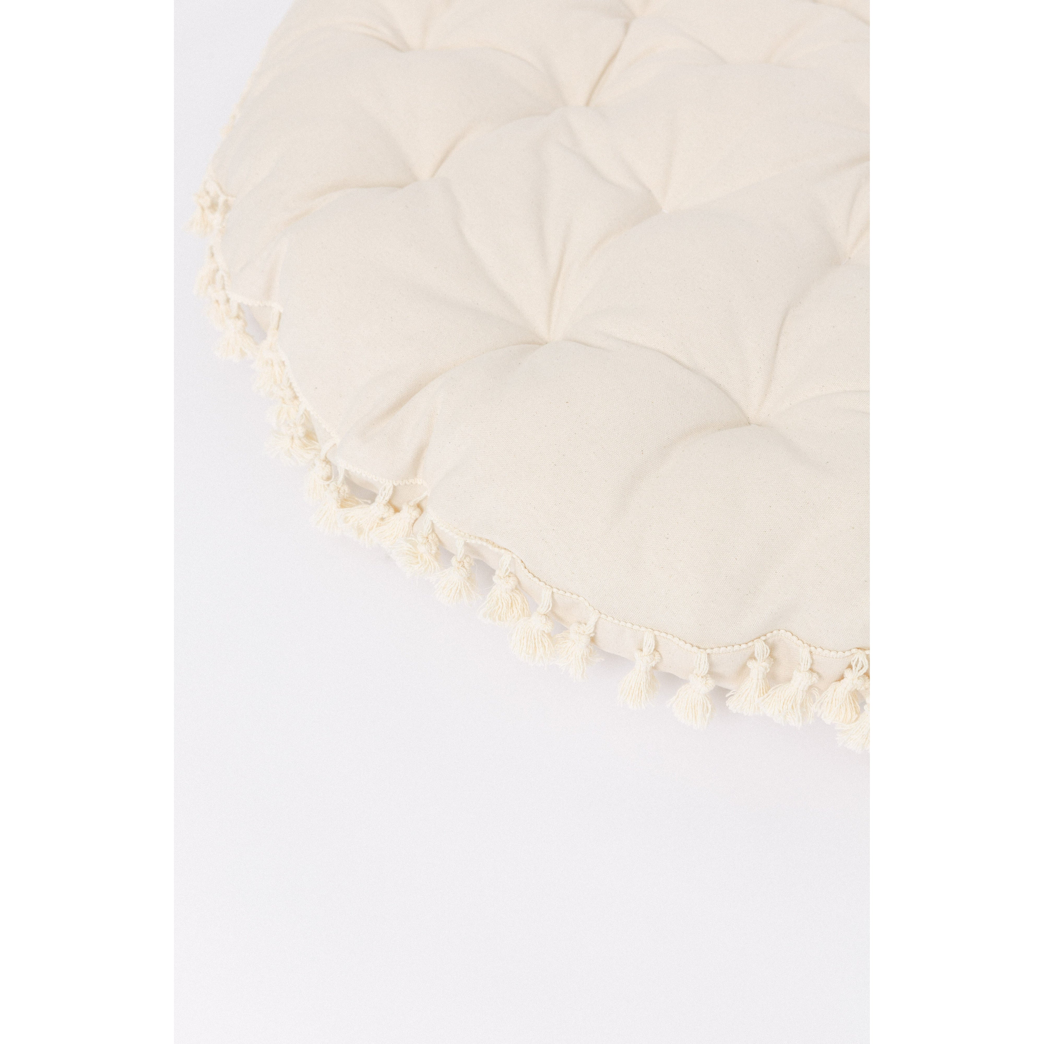 The Circle Natural Tassel Play Mattress