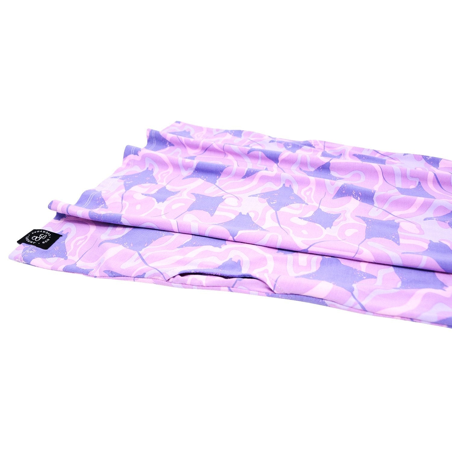 Pillowcase Pocket Dress - Purple Stingrays
