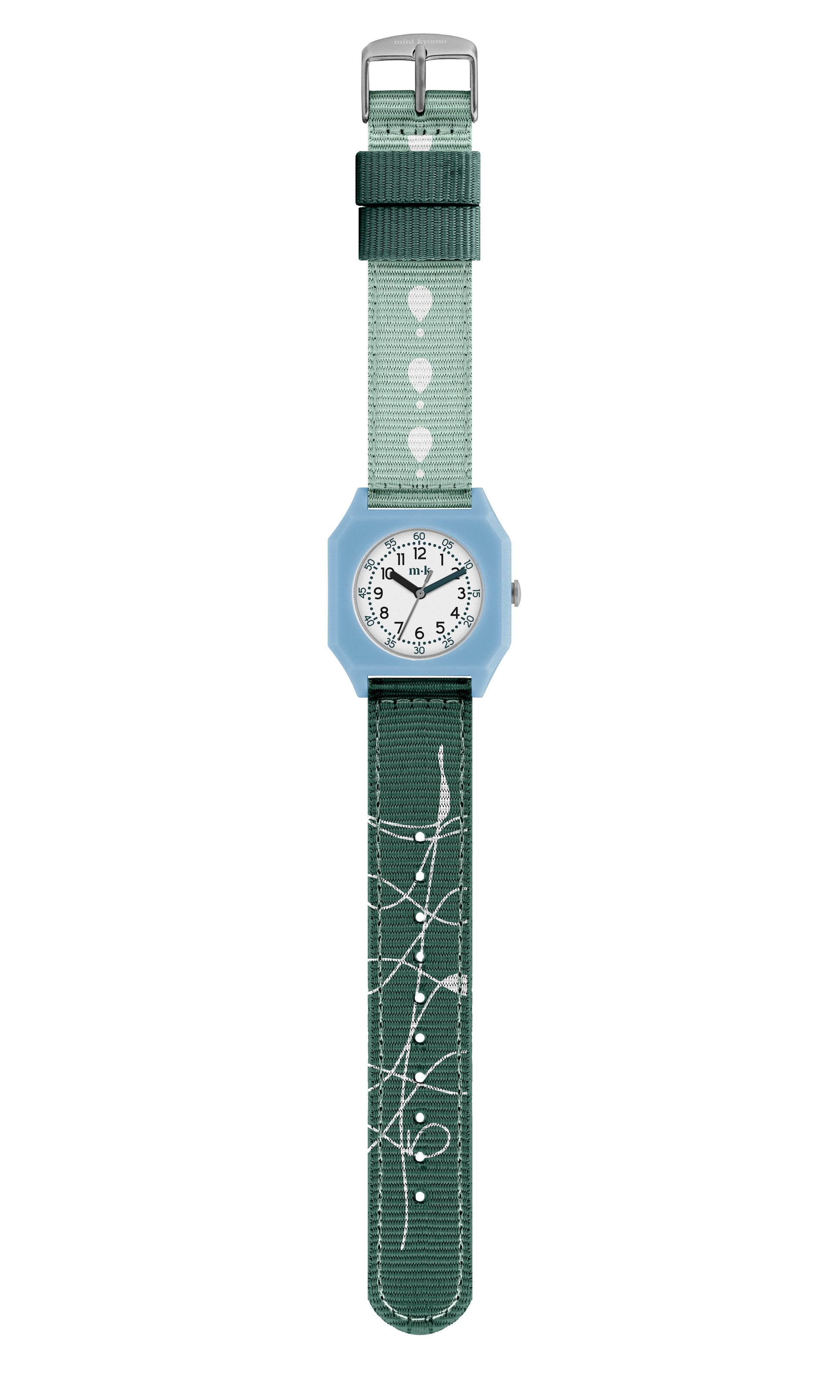 Mini Kyomo Eucalyptus Rain - Green & Blue Watch For Kids Watche