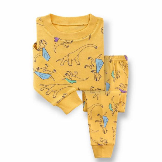 Yellow Dinasours Pajamas