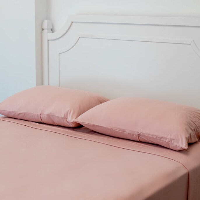 Fitted Sheet Queen - Dusty Pink