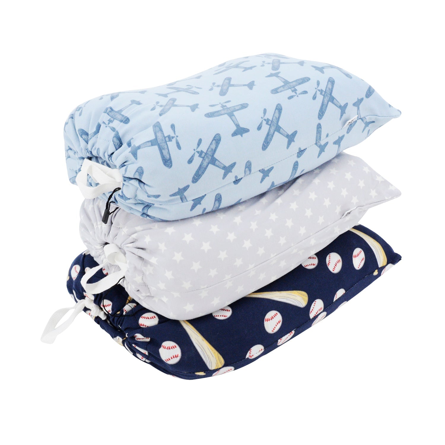 Fitted Sheet Twin - Little Slugger Navy