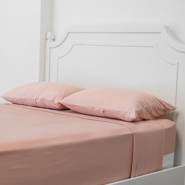 Flat Sheet Queen - Dusty Pink