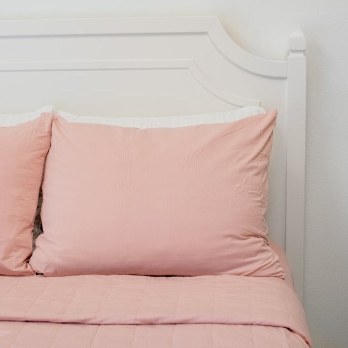 Flat Sheet Twin - Dusty Pink