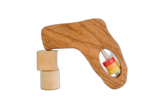Florida State Wooden Baby Rattle™