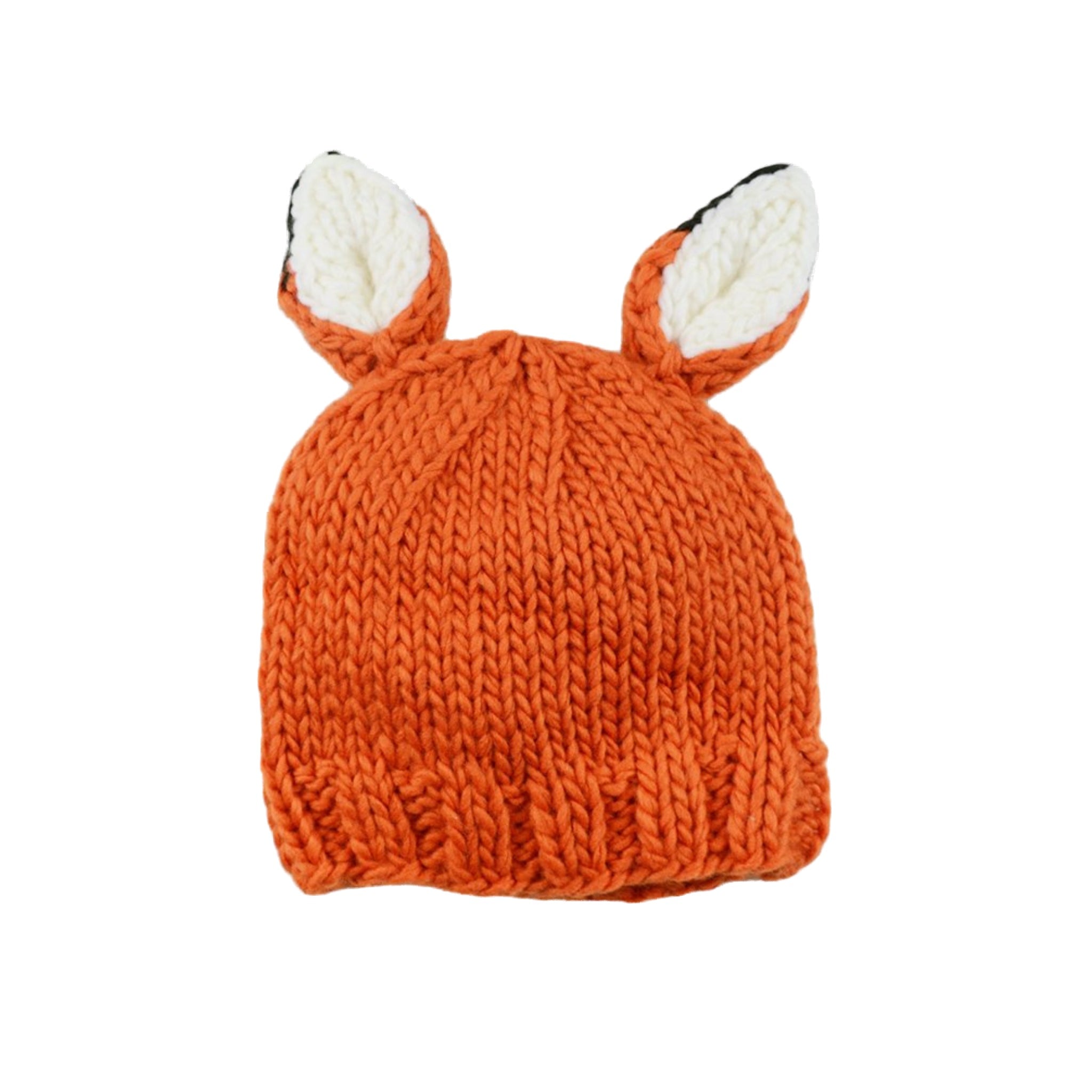 The Blueberry Hill Rusty Fox Knit Hat, Orange