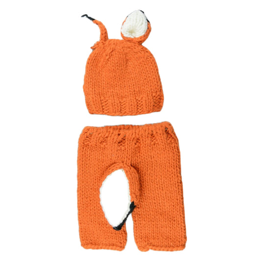 The Blueberry Hill Rusty Fox Newborn Knit Set