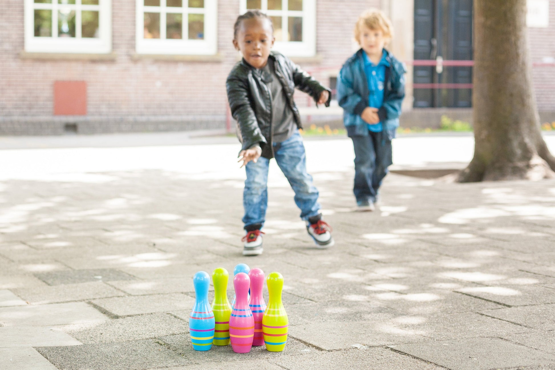 BuitenSpeel Toys Skittles Jr. Bowling Set Games