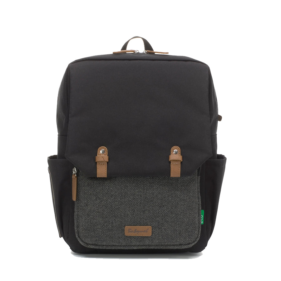 George Unisex Eco Changing Backpack Black/Tweed