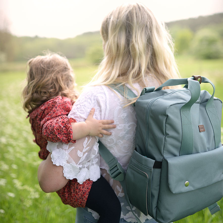 Georgi Eco Convertible Backpack Aqua