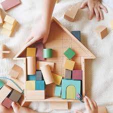 kiko+ & gg* Tsumiki Building Blocks House Building Blocks