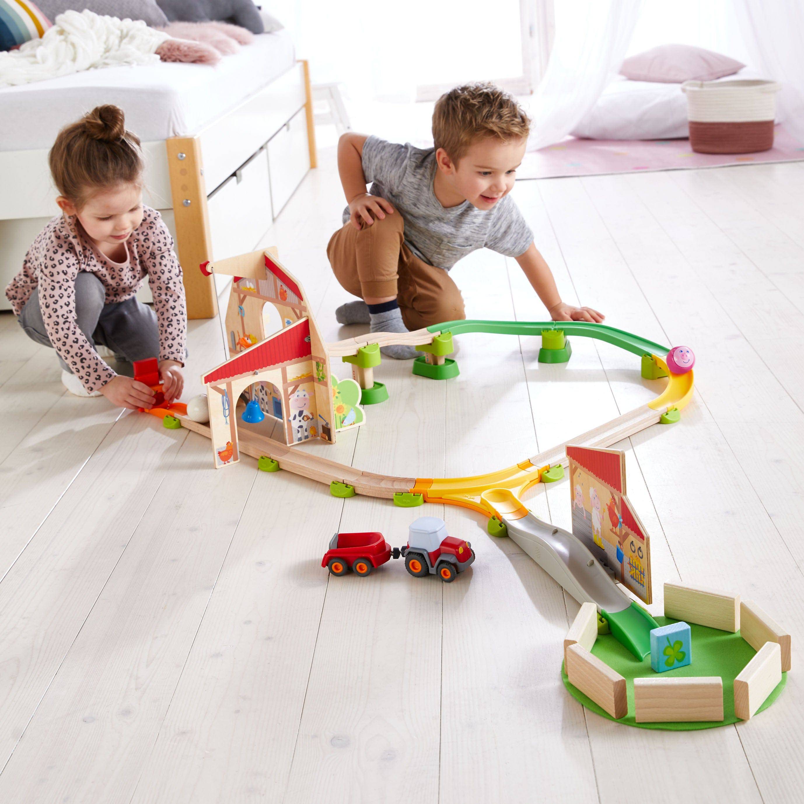 Kullerbu Farmyard Play Track Starter Set With Sound