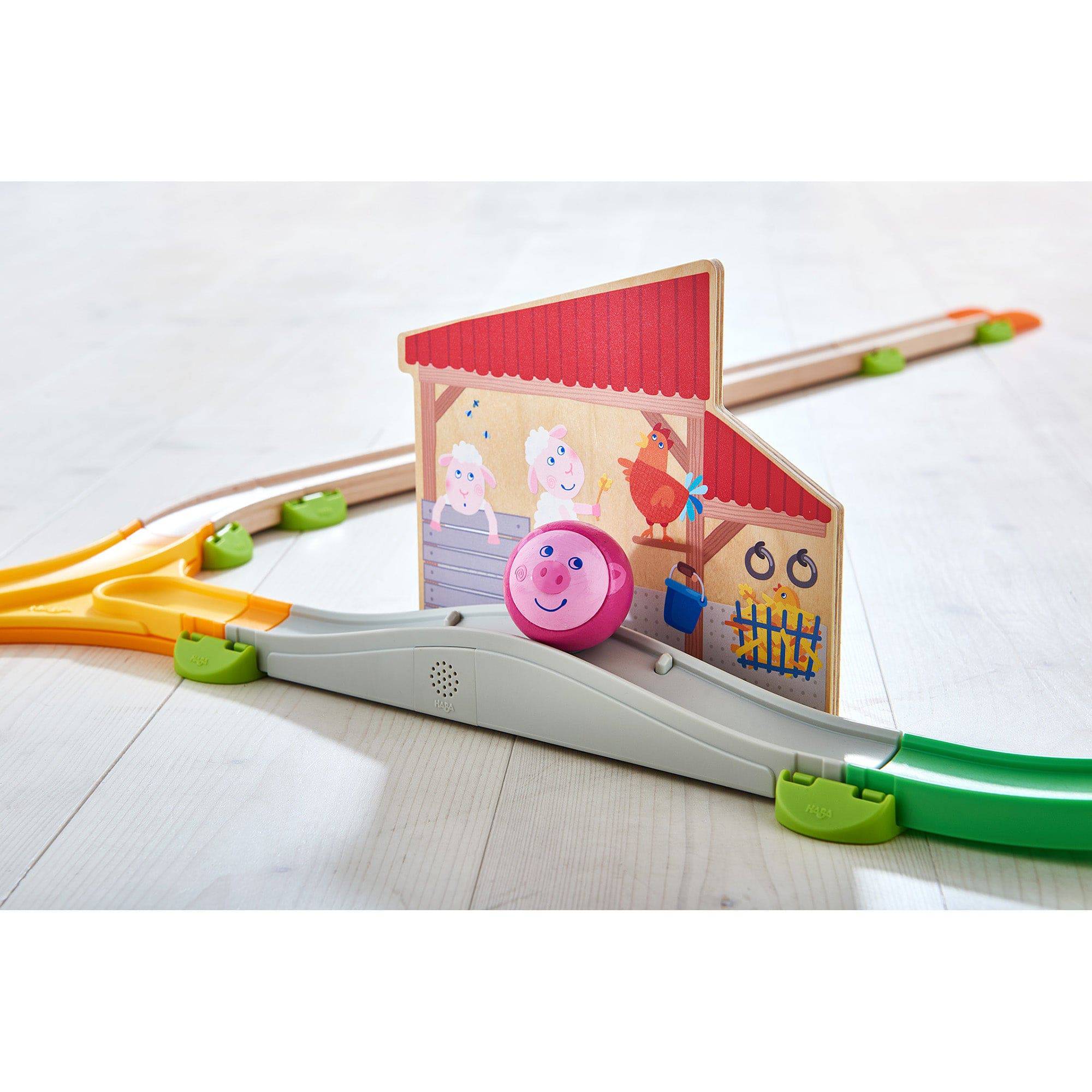 Kullerbu Farmyard Play Track Starter Set With Sound