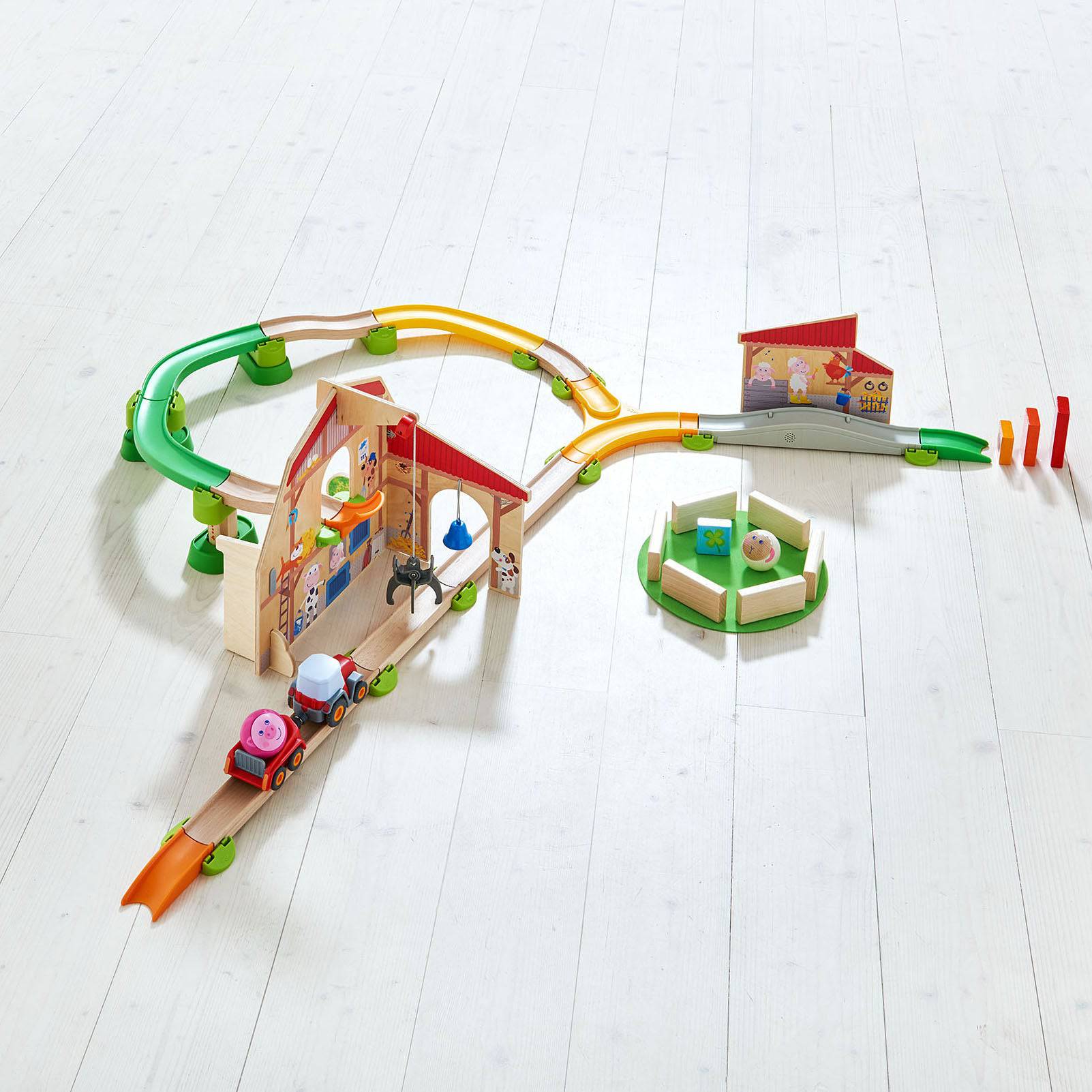 Kullerbu Farmyard Play Track Starter Set With Sound