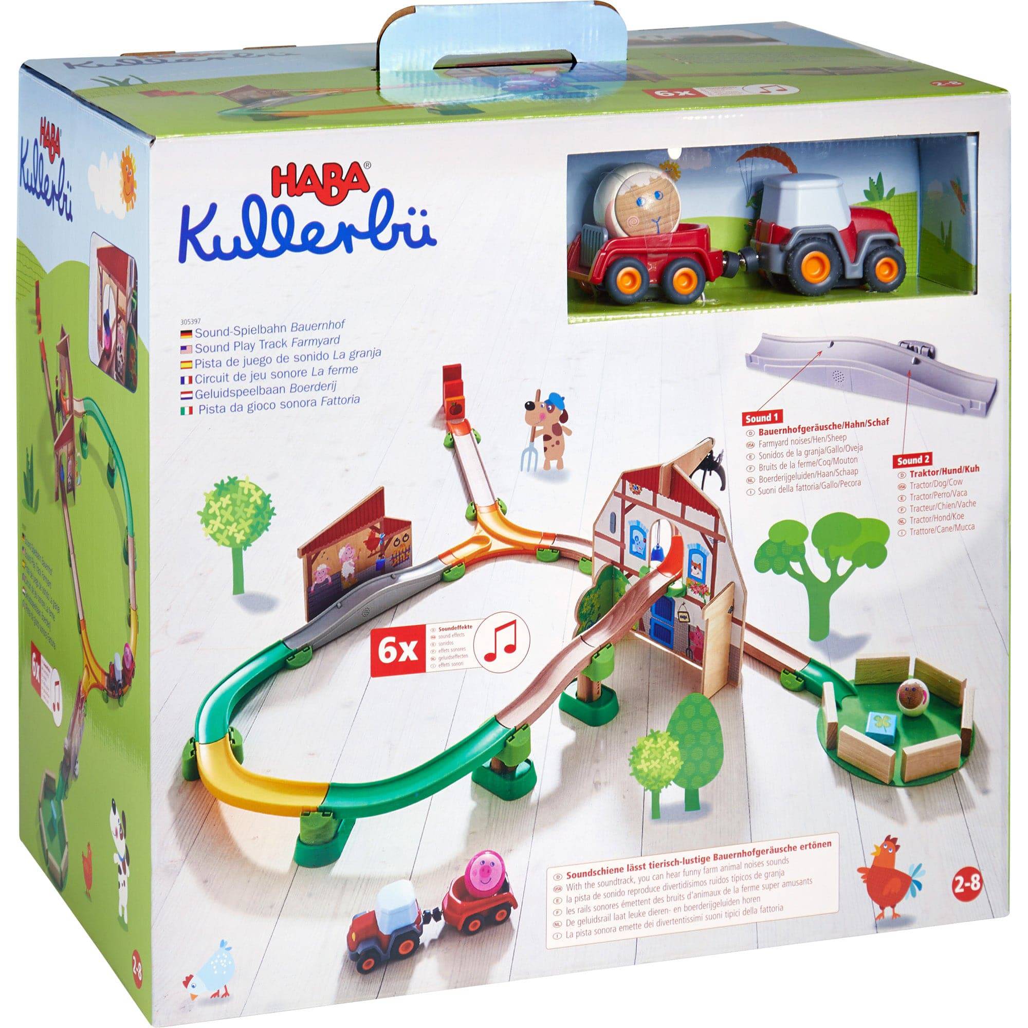 Kullerbu Farmyard Play Track Starter Set With Sound