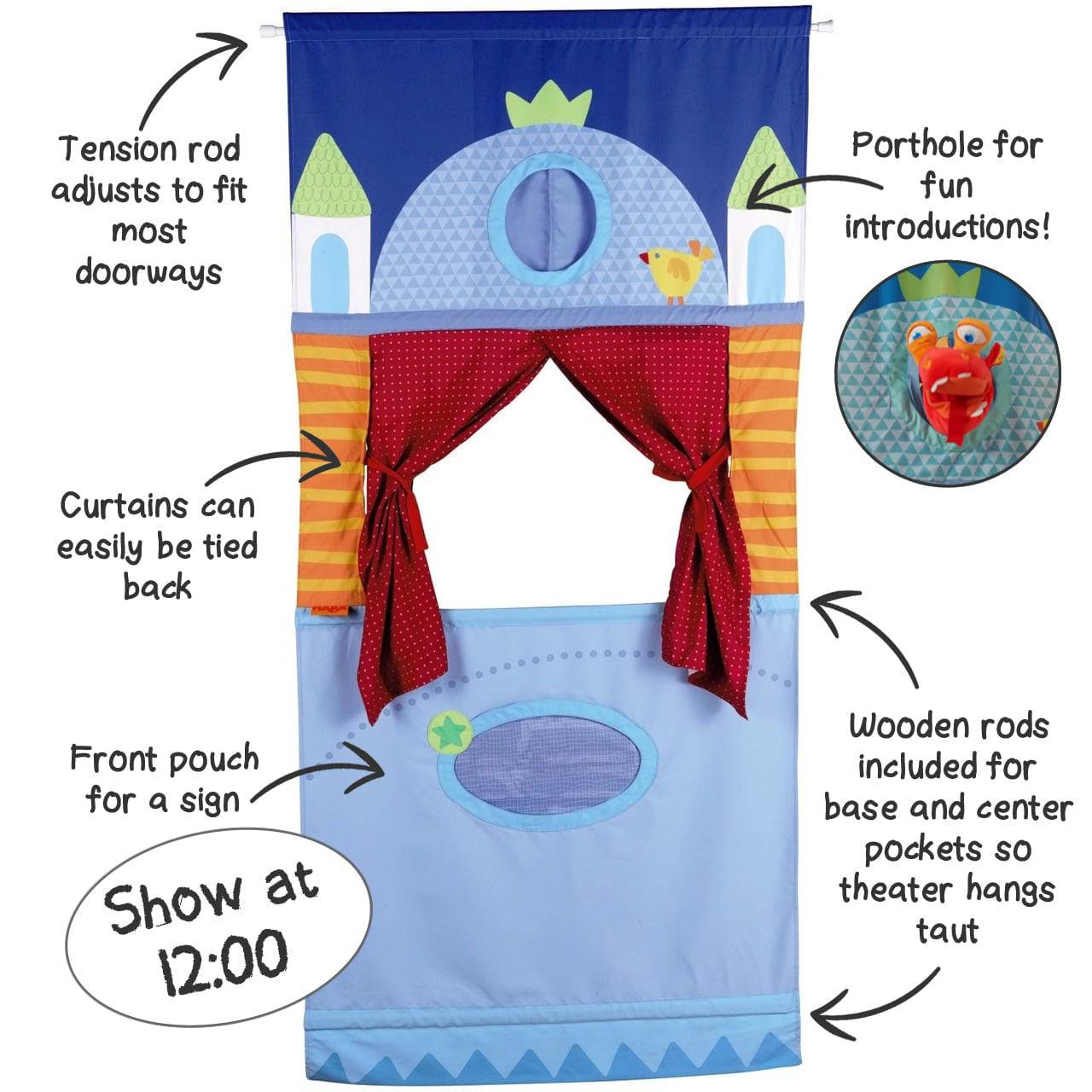 Hanging Doorway Puppet Theater