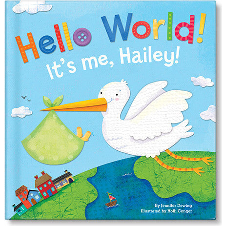 I See Me! Hello World! Personalized Book For Baby Boys 