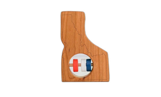 Idaho State Wooden Baby Rattle™