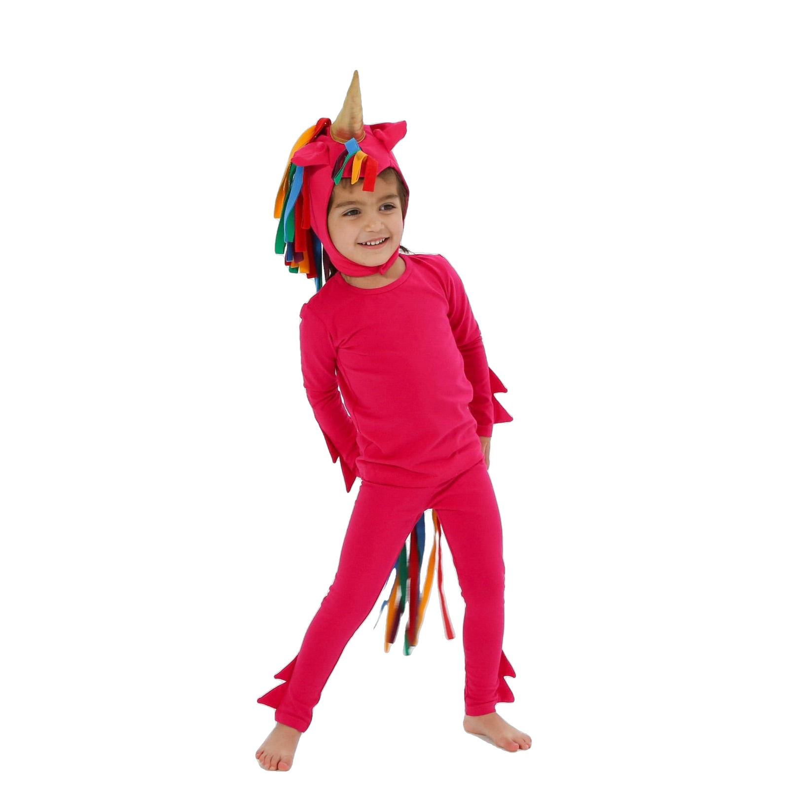 Band of the Wild Hot Pink Unicorn Pajama Costume Pretend Play Clothes