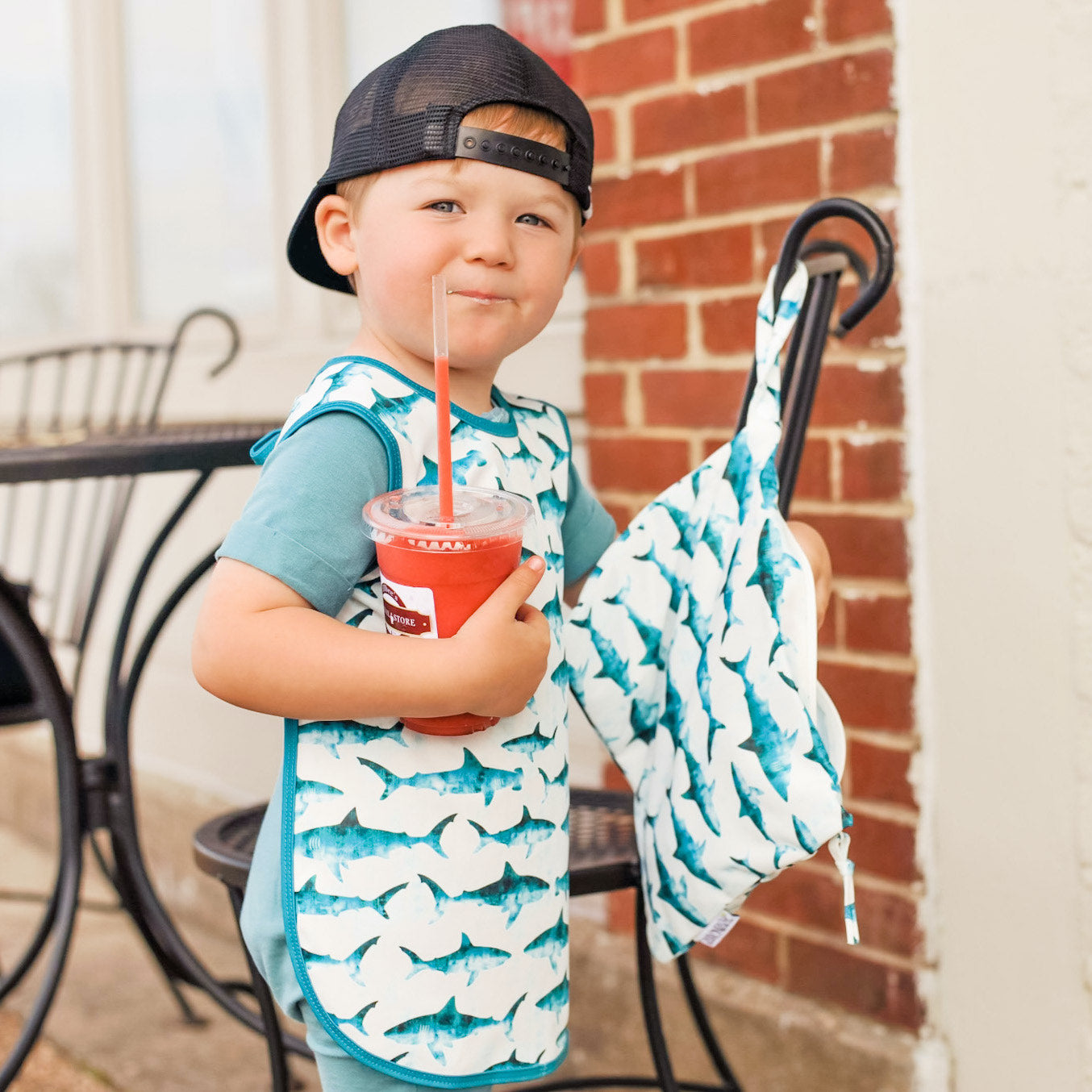 Shark Attack - Waterproof Wet Bag (For Mealtime, On-the-go, And More!)