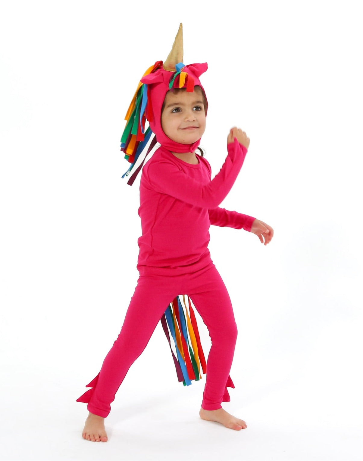 Band of the Wild Hot Pink Unicorn Pajama Costume Pretend Play Clothes