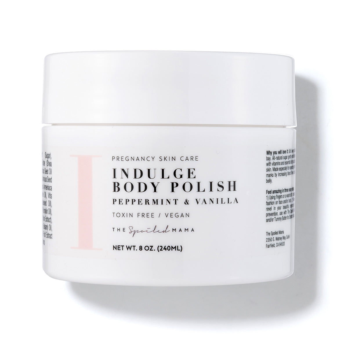 Indulge Peppermint Sugar Scrub For Stretch Marks | The Spoiled Mama