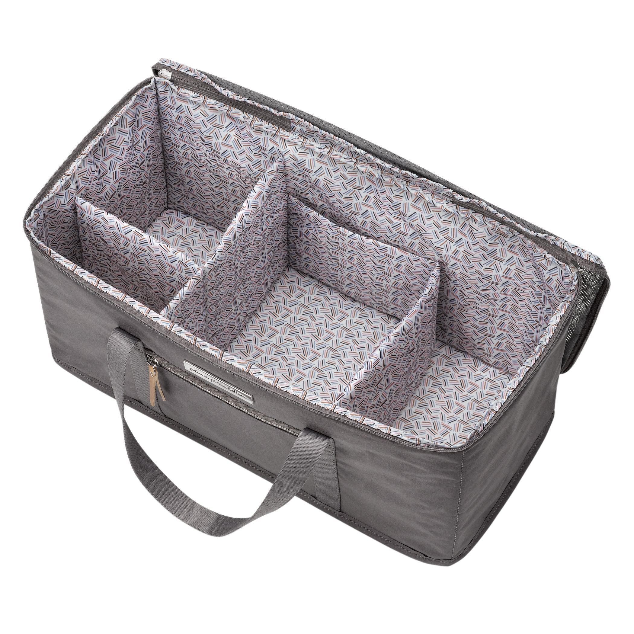 Petunia Pickle Bottom Inter-Mix Contents Caddy in Charcoal Packing Cube