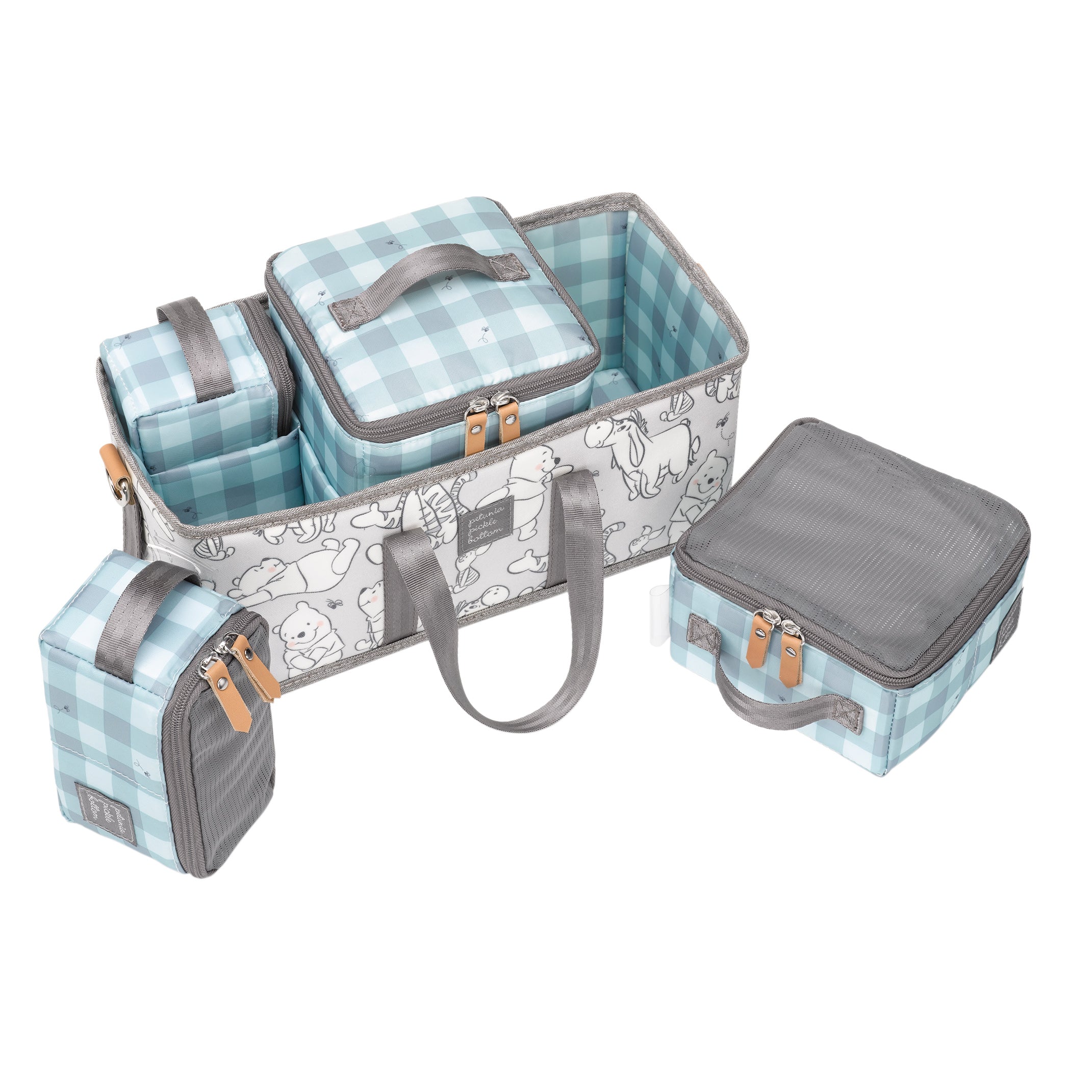 Petunia Pickle Bottom Inter-Mix Deluxe Kit in Disney's Playful Pooh Diaper Caddie