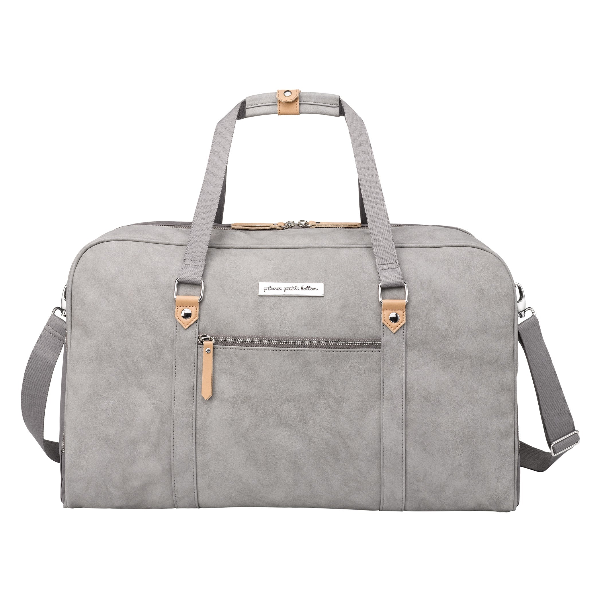 Petunia Pickle Bottom Inter-Mix Live-for-the-Weekender Travel Bag in Pewter Luggage & Bag