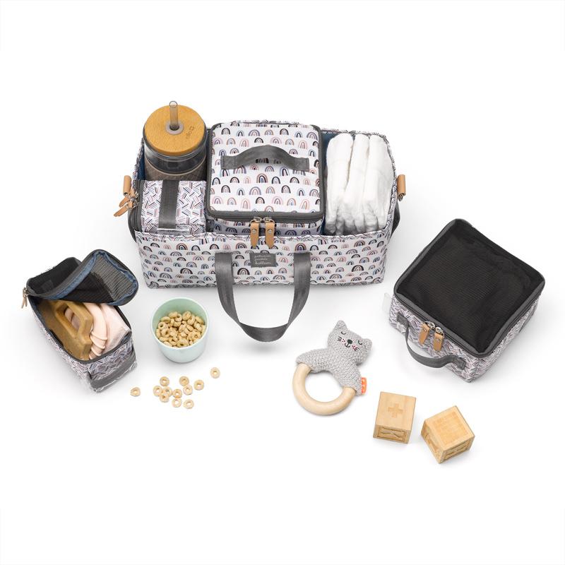 Petunia Pickle Bottom Inter-Mix System Deluxe Kit in Unity Diaper Caddie