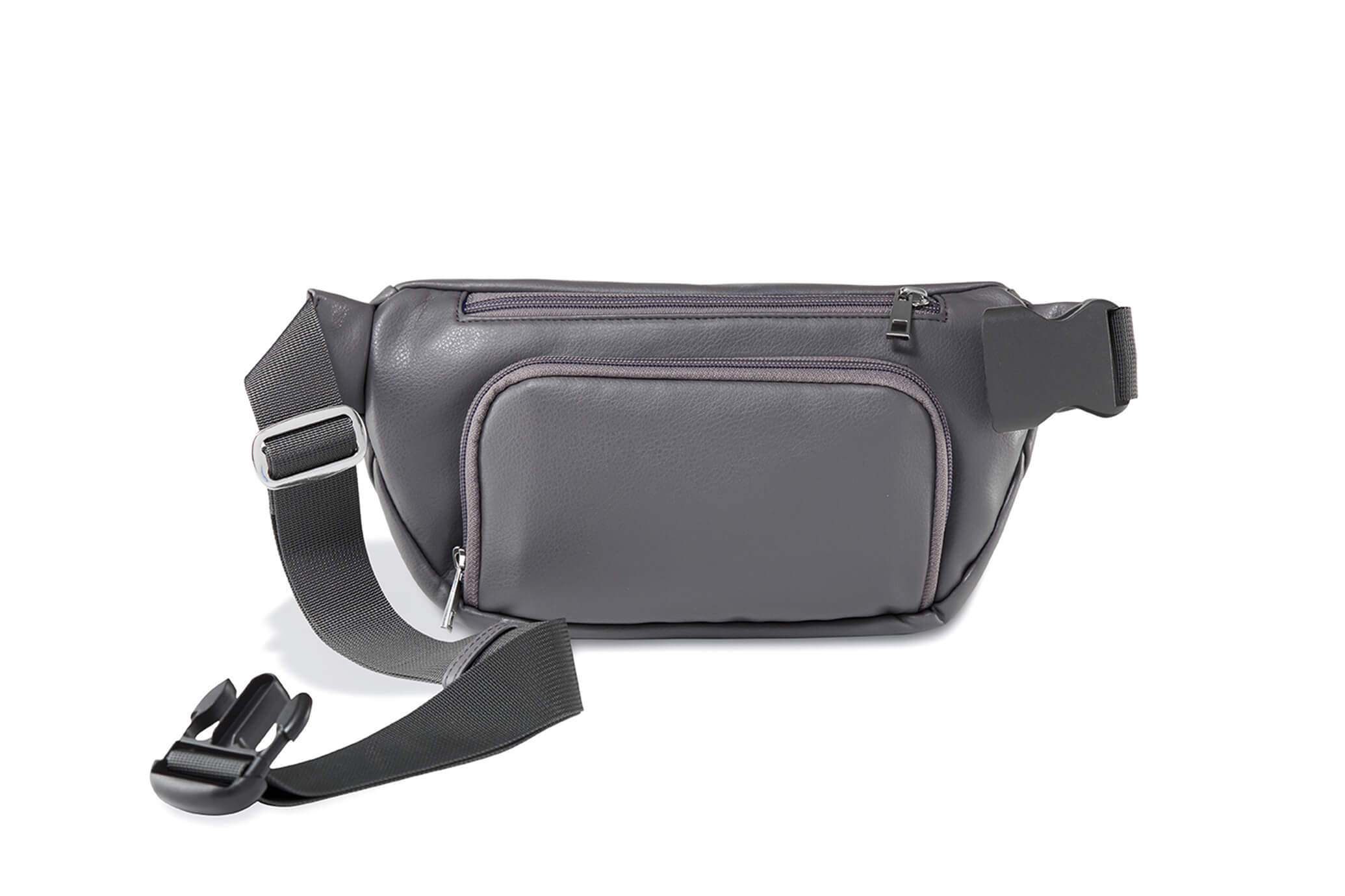 Kibou Vegan Leather Bag - Charcoal