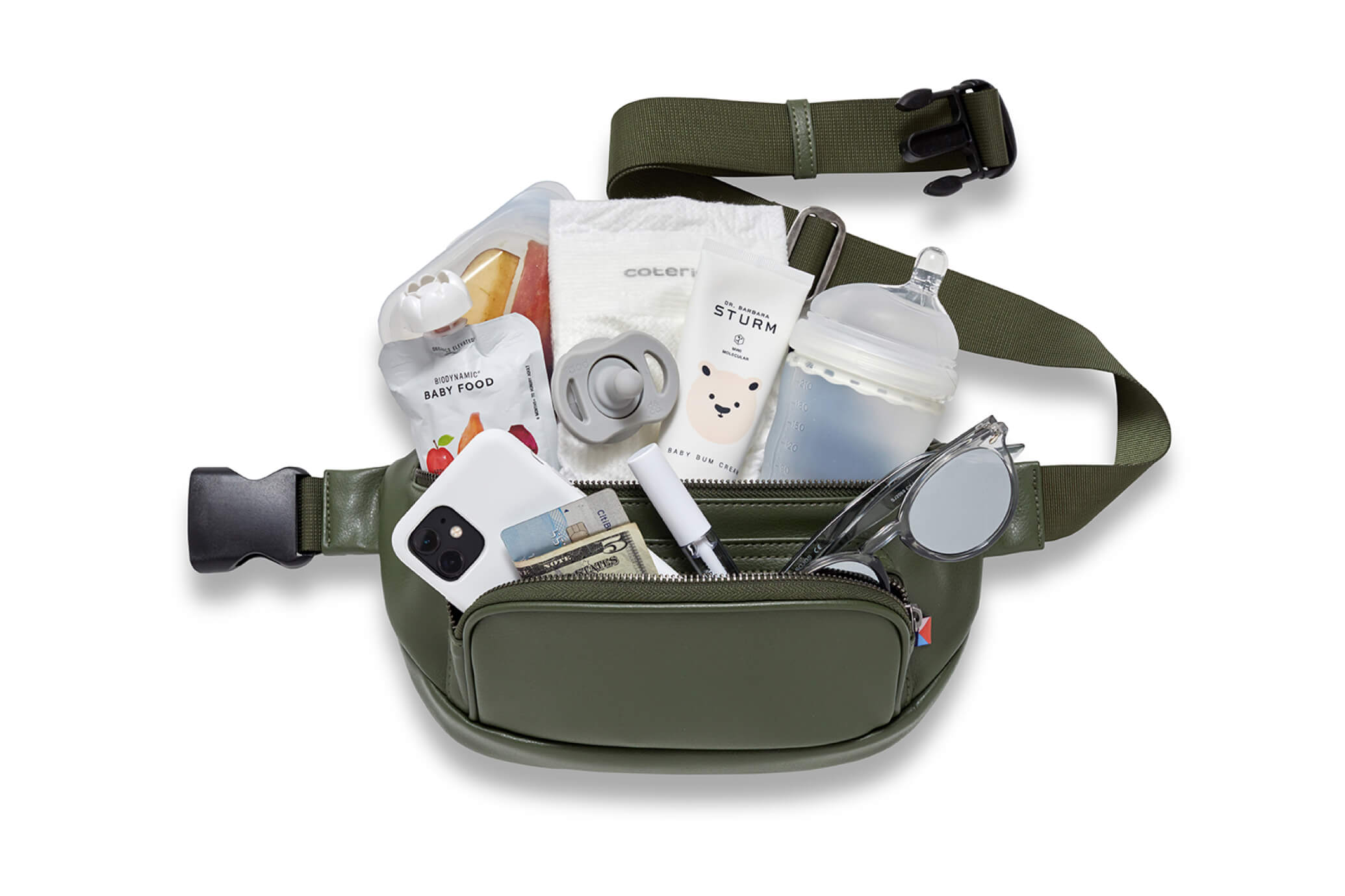 Kibou Vegan Leather Bag - Olive