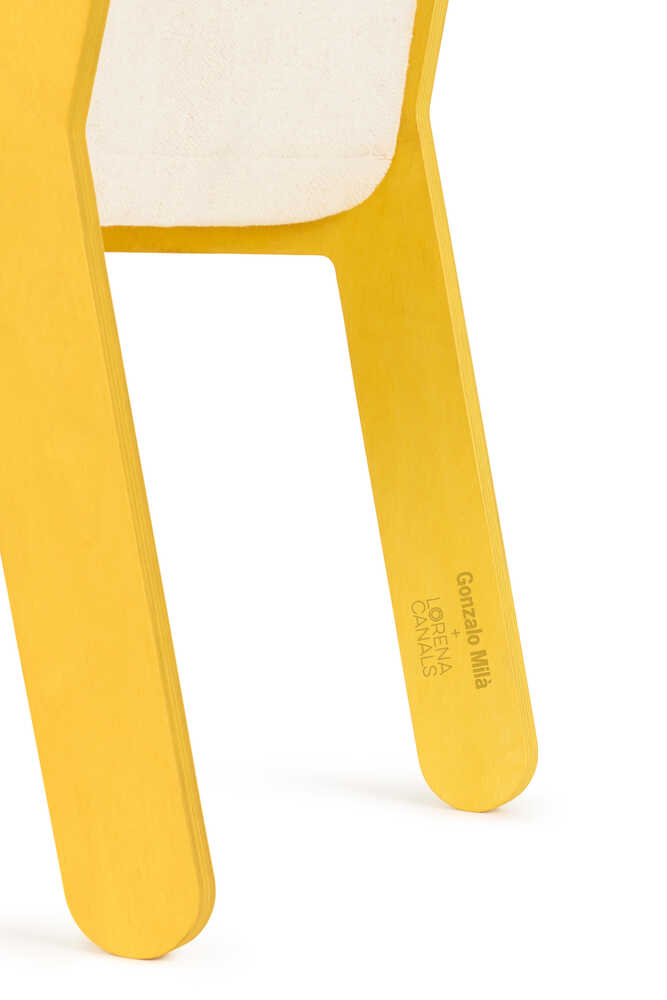 Kid's Chair Sillita Kaarol - Yellow