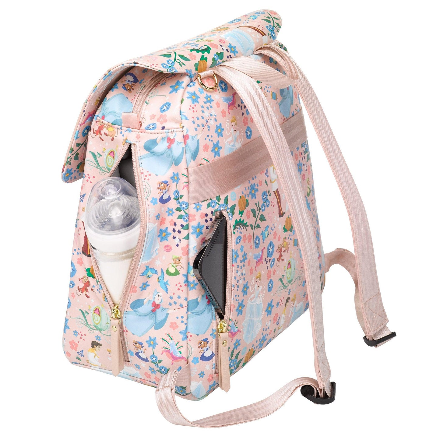 Petunia Pickle Bottom Meta Diaper Backpack in Disney's Cinderella