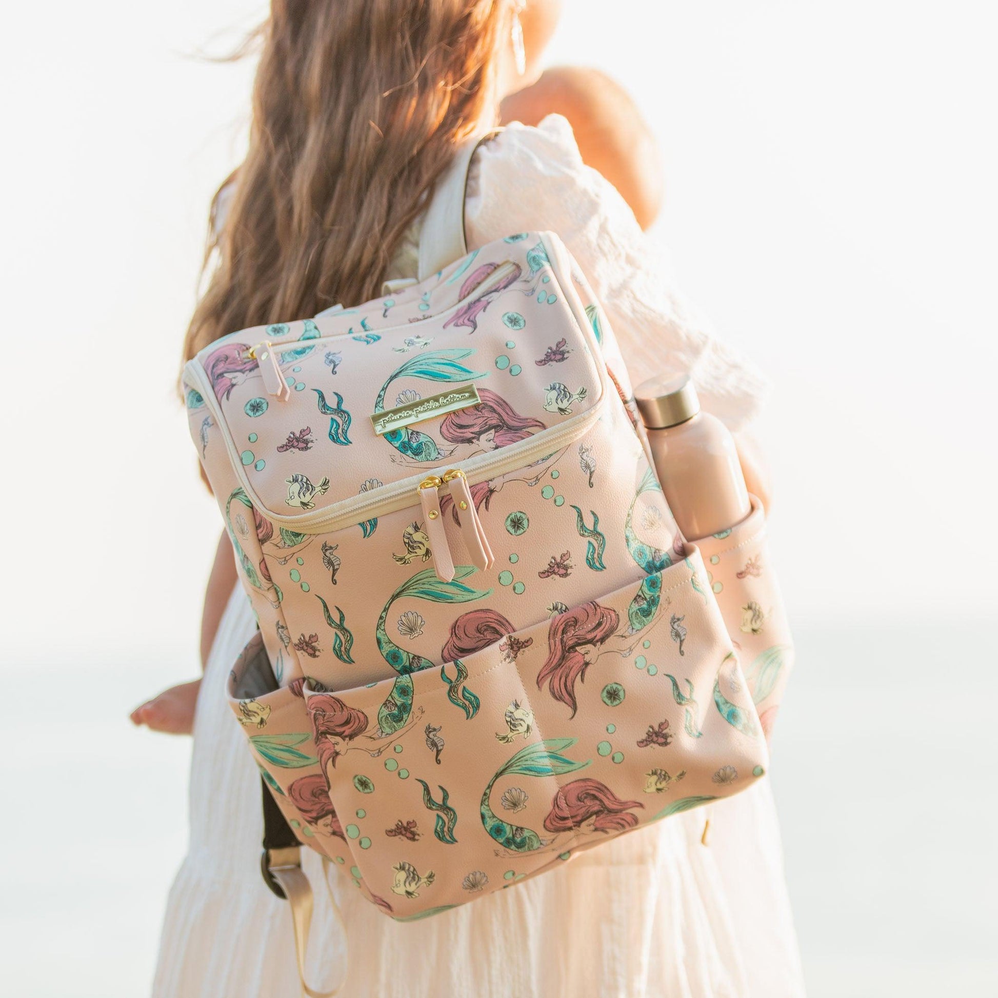 Petunia Pickle Bottom Method Backpack Diaper Bag in Disney's Little Mermaid
